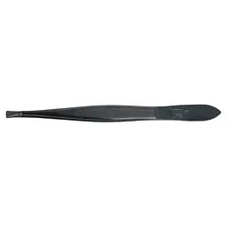 Bronzed Stainless Steel Tweezer, Bent - 9 cm - Master