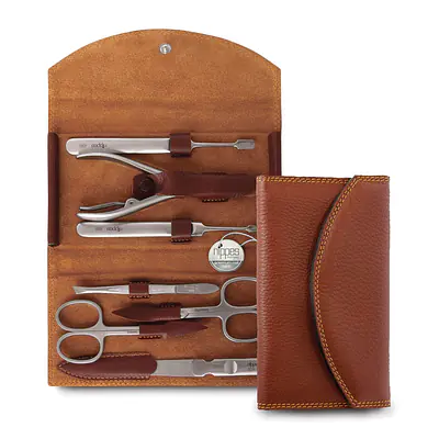 Luxury Genuine Cowhide Leather Manicure Set primary image