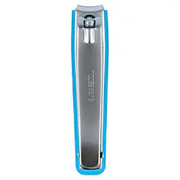 Professional Stainless Steel Fingernail and Toenail Clipper - Size: 8 cm, Color: Black