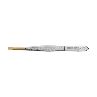 Stainless Steel Gold Pointed Tweezer primary image